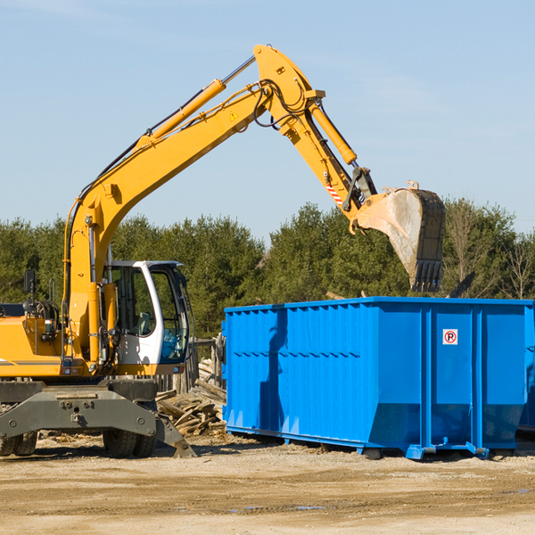 can i rent a residential dumpster for a construction project in Bloomingdale Tennessee